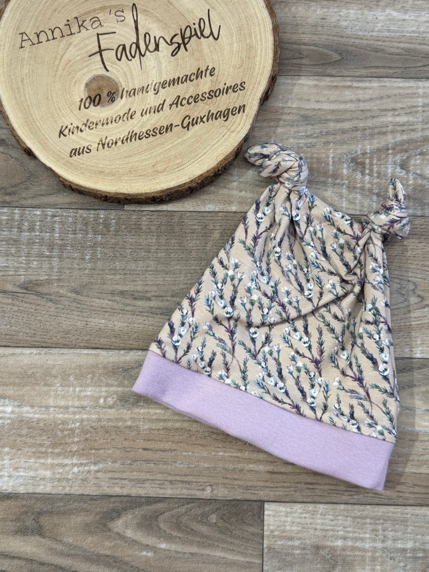 Knotenmütze 2 Knoten 42-47cm Kopfumfang