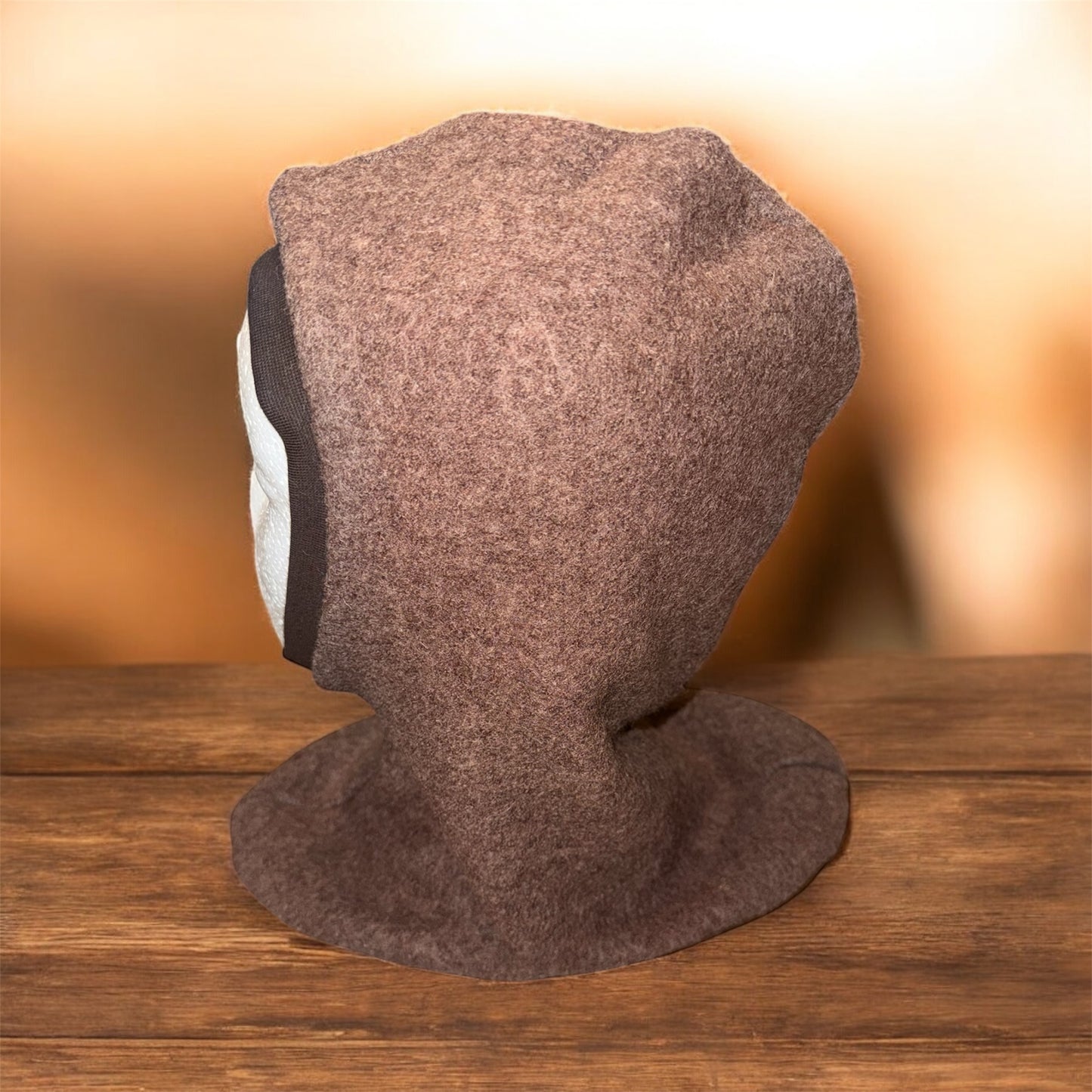 Schupfmütze aus Schurwolle 49-55cm